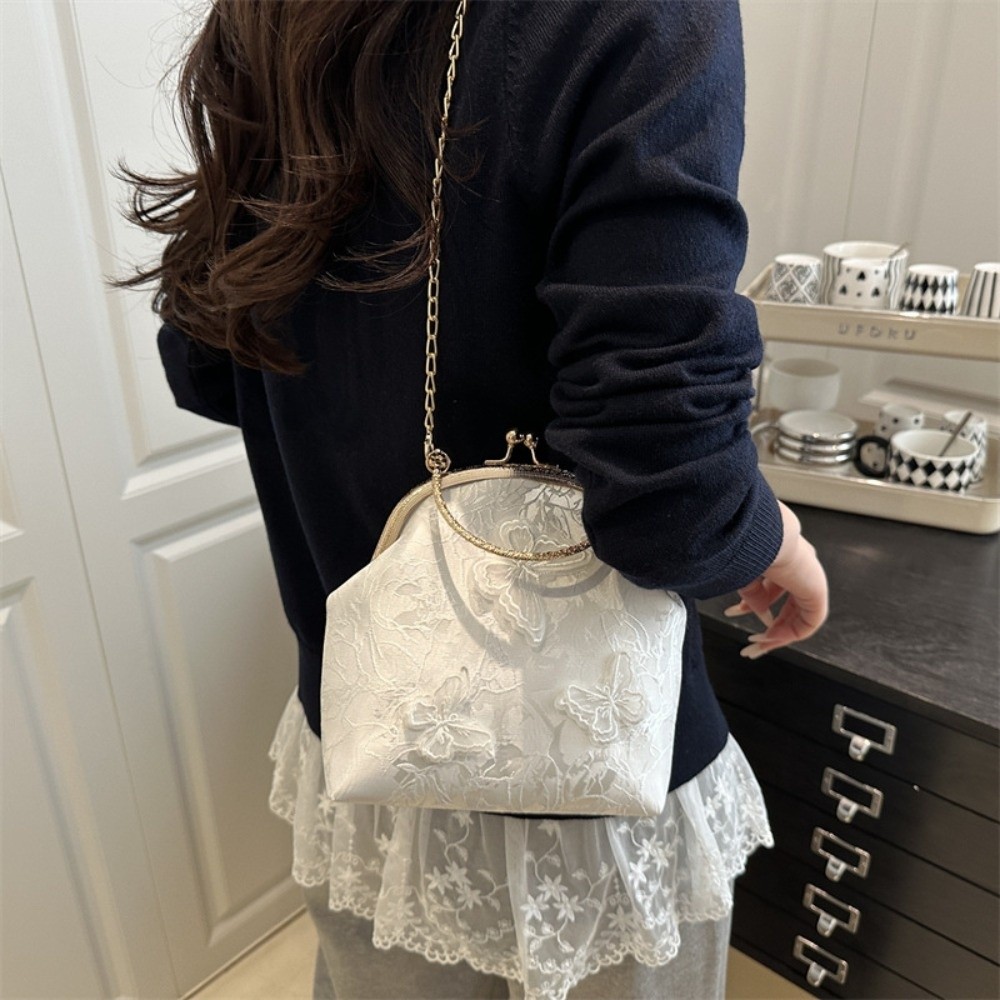 Luxury Bags From China - Versatile Chinese Style Handbag Mesh Butterfly