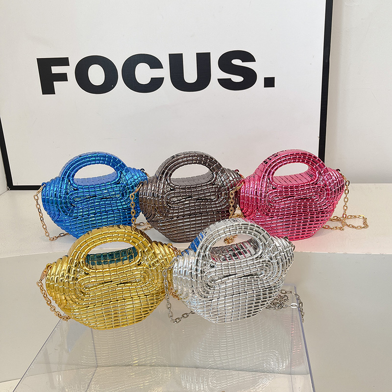 Luxury Bags Affordable - Summer PVC Solid Color Hasp CHAINS