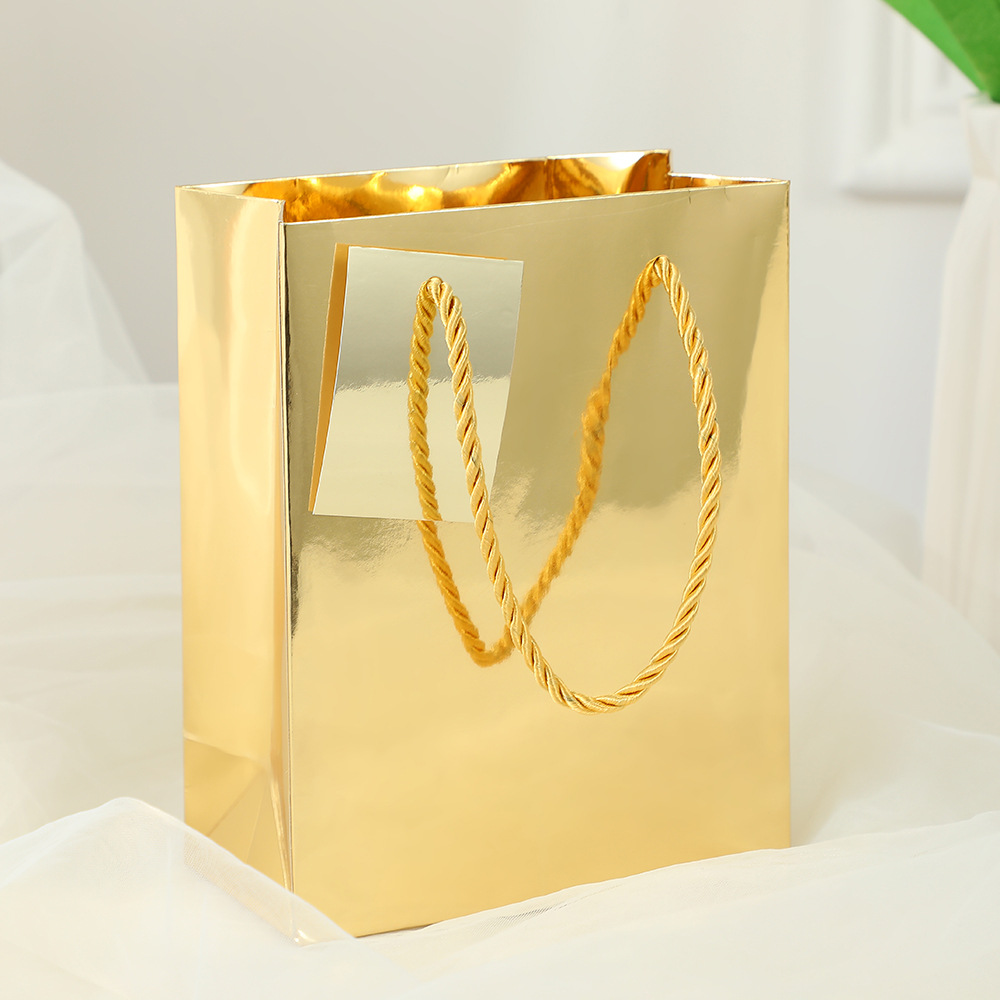 Luxury Bags From China - Luxury Gold Card Laminated Gift Bag