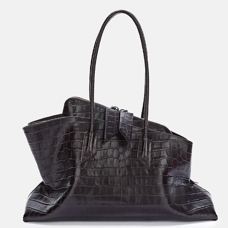 Retro Crocodile Pattern Large  - Luxury Bags Hermes ulasan dan harga