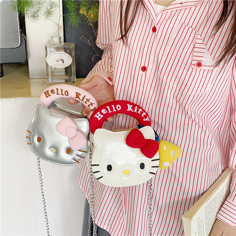 Sanrio Hello Kitty crossbody m - Luxury Bags Cute ulasan dan harga
