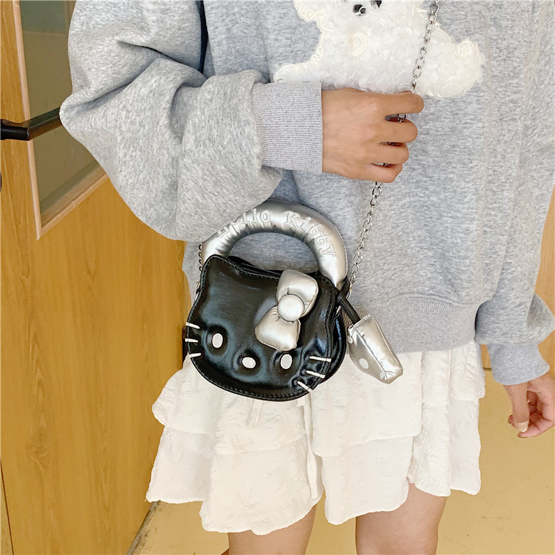 Sanrio Hello Kitty crossbody m - Luxury Bags Cute ulasan dan harga