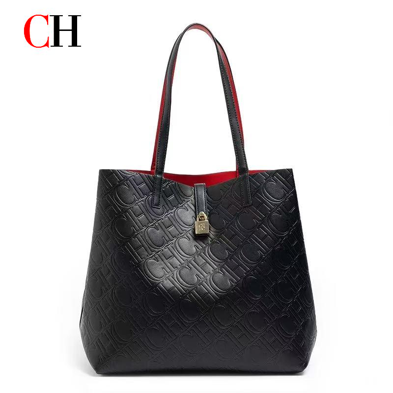 CH Shoulder Bag Ladies Monogra - Tote Bag Leather Monogram ulasan dan harga