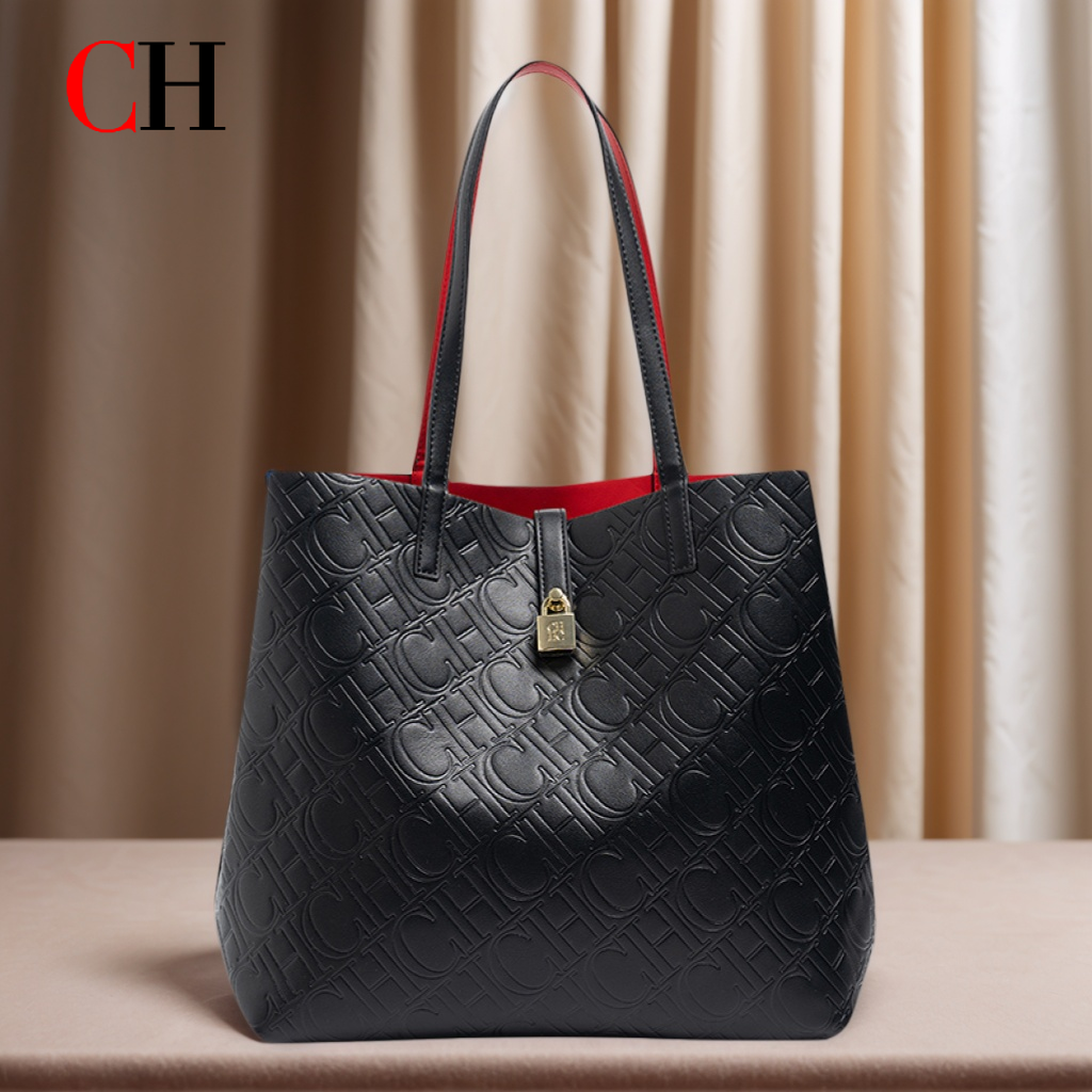 CH Shoulder Bag Ladies Monogra - Tote Bag Leather Monogram ulasan dan harga