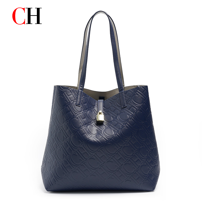 CH Shoulder Bag Ladies Monogra - Tote Bag Leather Monogram ulasan dan harga