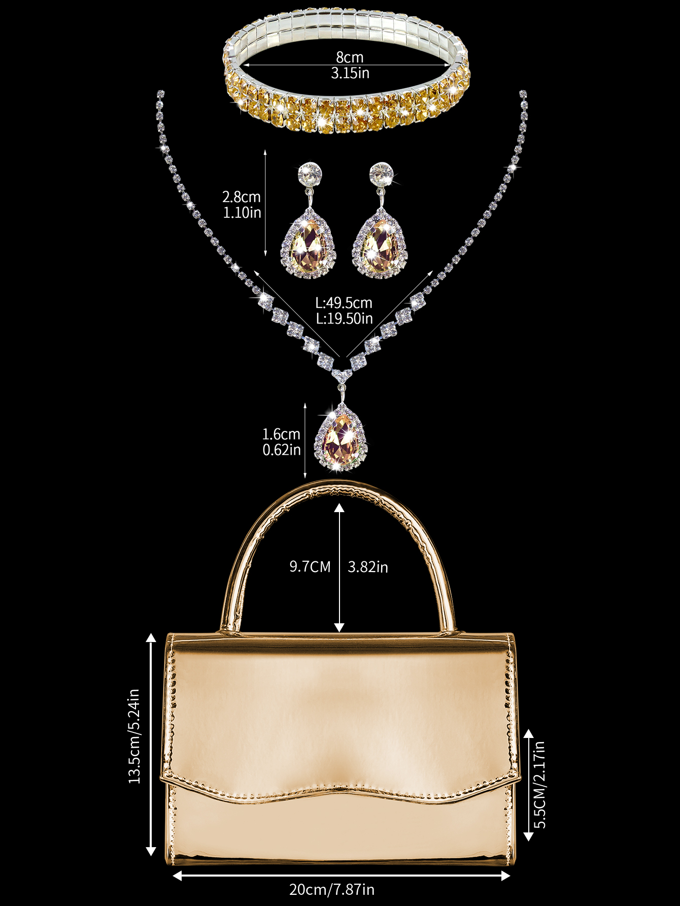 Shining Laser Banquet Women's  - Luxury Bags Classy ulasan dan harga