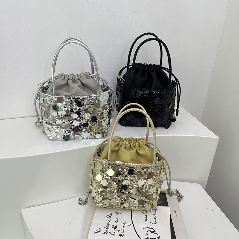 Light Luxury Sequins Bucket Ha - Luxury Bags News ulasan dan harga