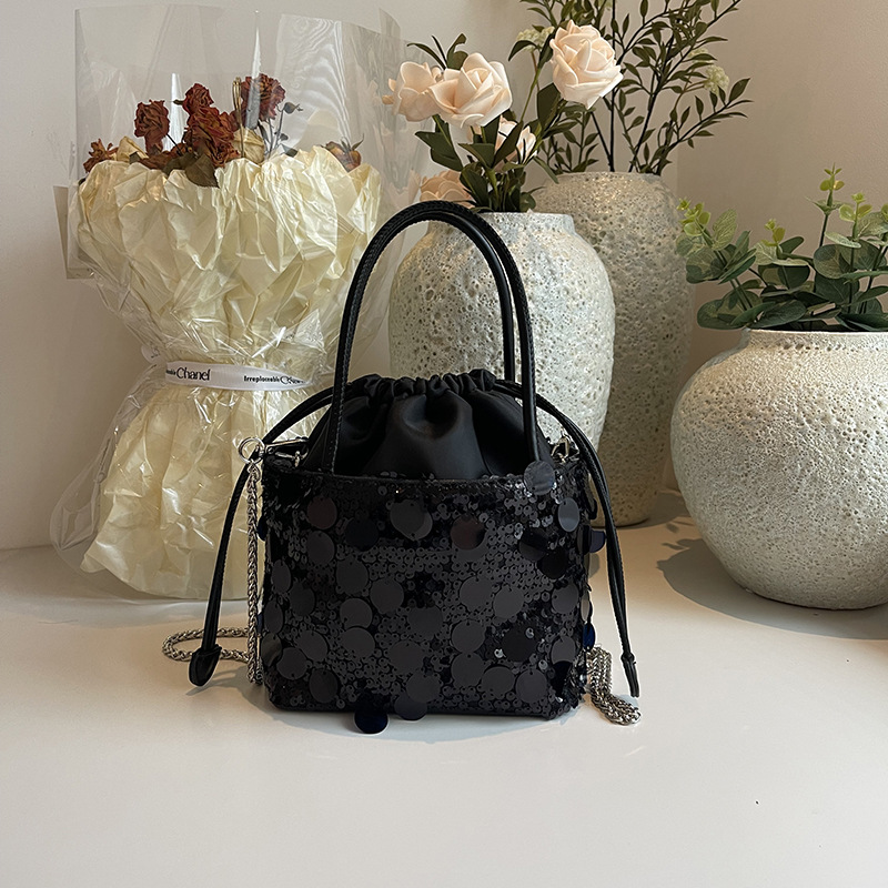Light Luxury Sequins Bucket Ha - Luxury Bags News ulasan dan harga