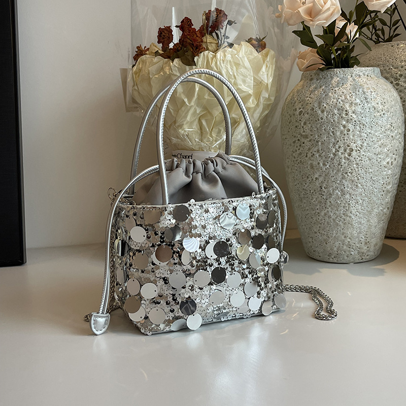 Light Luxury Sequins Bucket Ha - Luxury Bags News ulasan dan harga