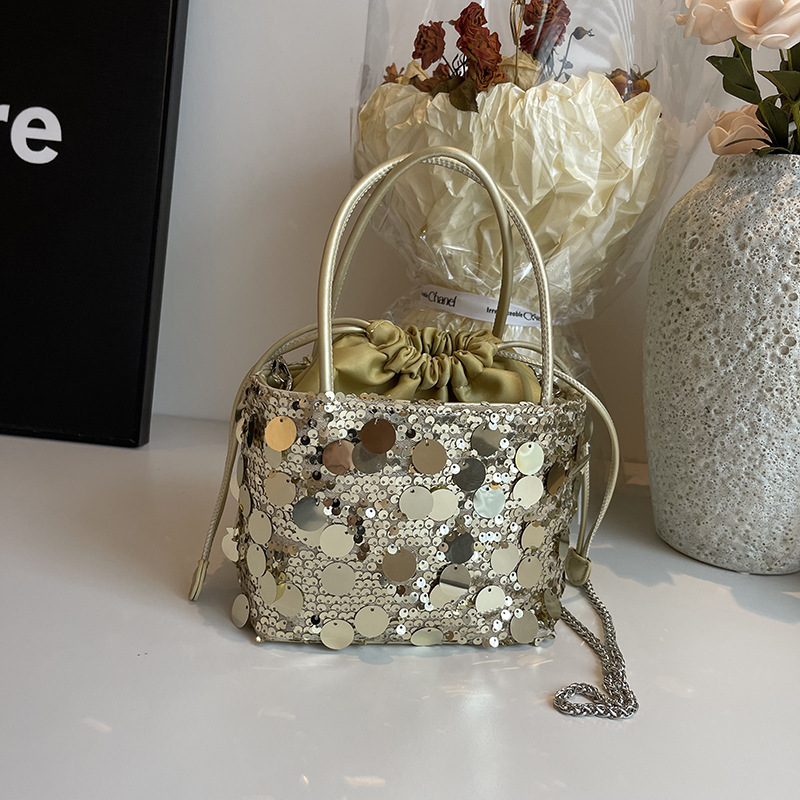 Light Luxury Sequins Bucket Ha - Luxury Bags News ulasan dan harga