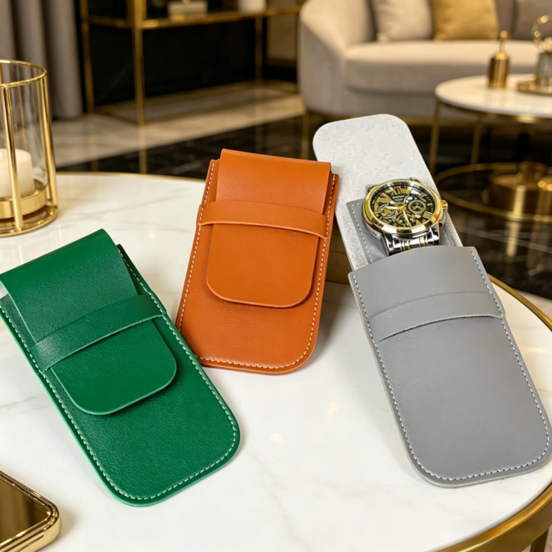 Leather Watch Pouch Single Slo - Luxury Bags News ulasan dan harga