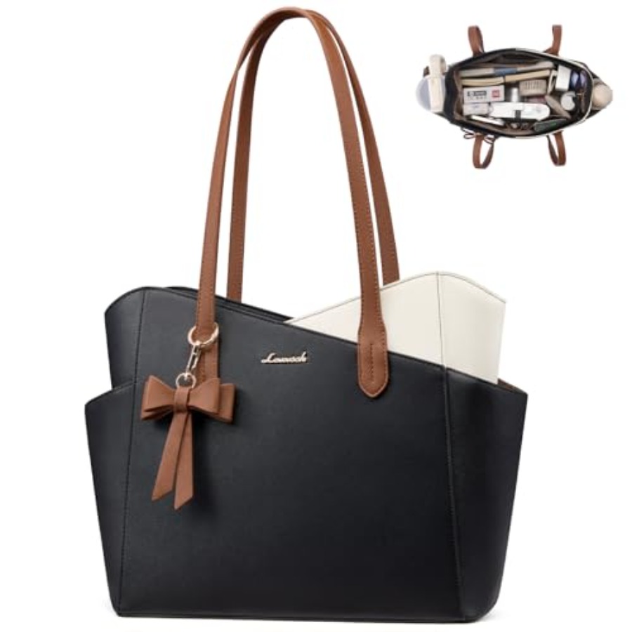 LOVEVOOK Tote Purse for Women  - Satchel Structured Men ulasan dan harga