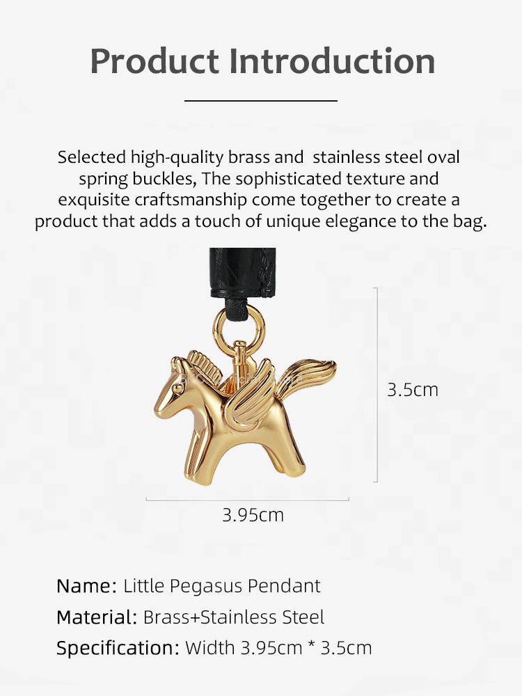 Luxury Brass Pegasus Bag Charm - Luxury Bags Hermes ulasan dan harga
