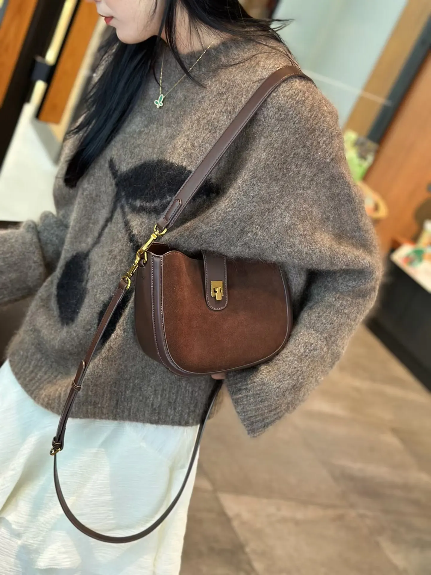 Genuine Grade Suede Leather Wo - Luxury Bags News ulasan dan harga