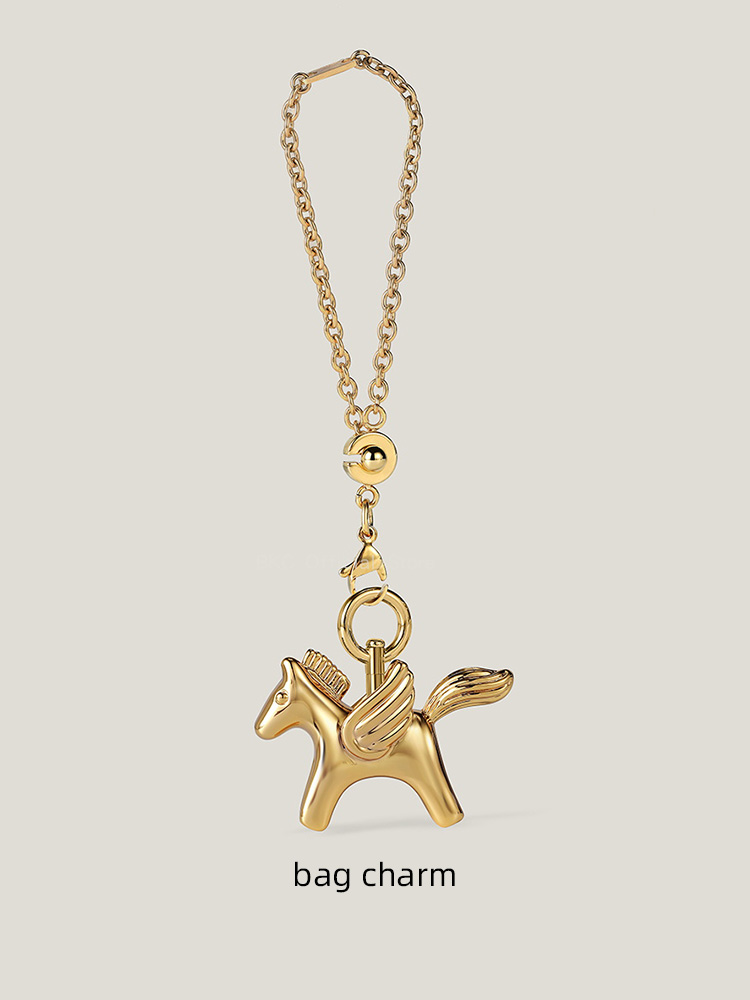 Luxury Brass Pegasus Bag Charm - Luxury Bags Hermes ulasan dan harga