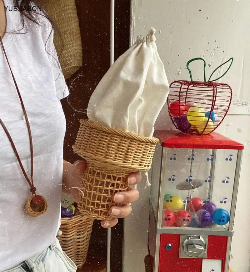 Ice Cream Design Woven Bag Swe - Luxury Bags Cute ulasan dan harga