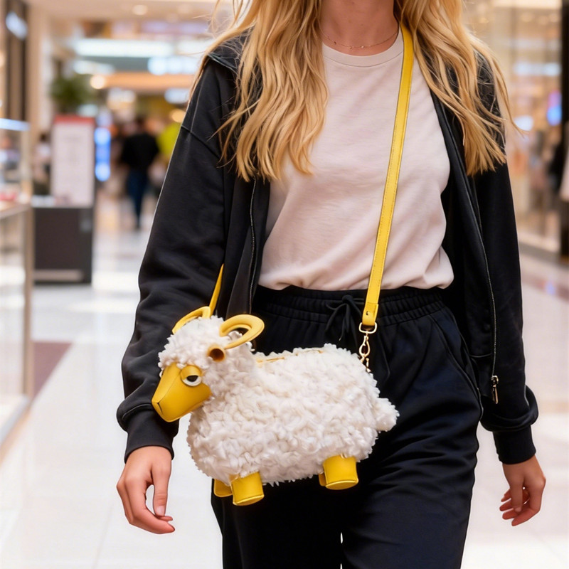 New Fashion Design Cute Sheep  - Luxury Bags Cute ulasan dan harga