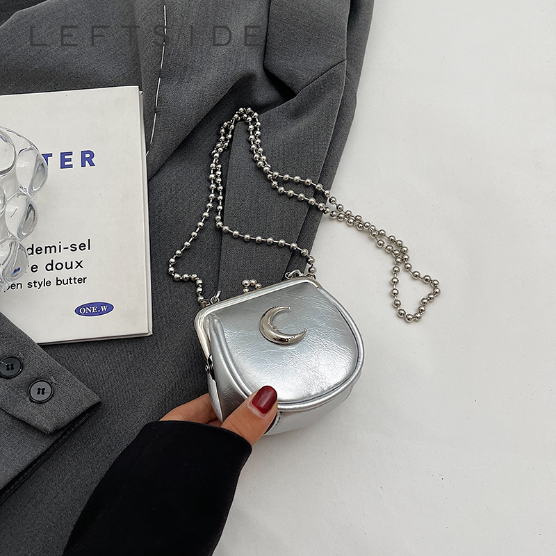 Silver Mini Cute Crossbody Bag - Luxury Bags Cute ulasan dan harga