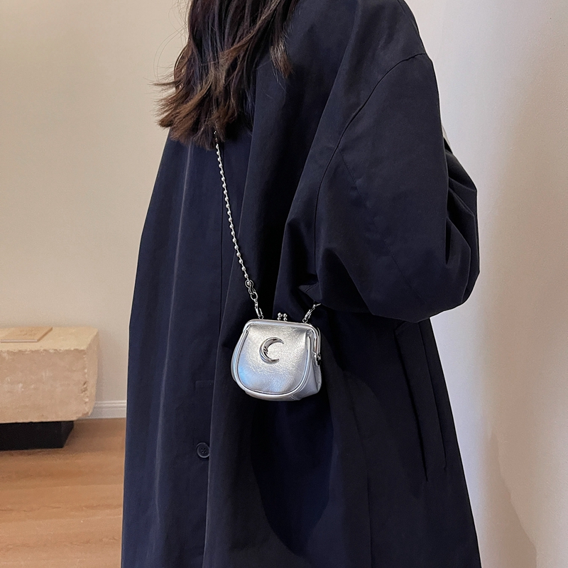 Silver Mini Cute Crossbody Bag - Luxury Bags Cute ulasan dan harga