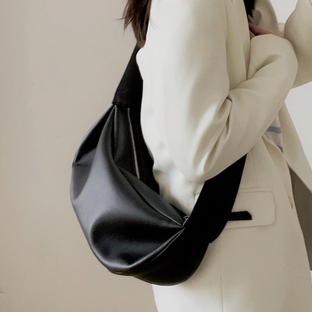 Genuine Leather Ruched Womens  - Luxury Bags Consignment ulasan dan harga
