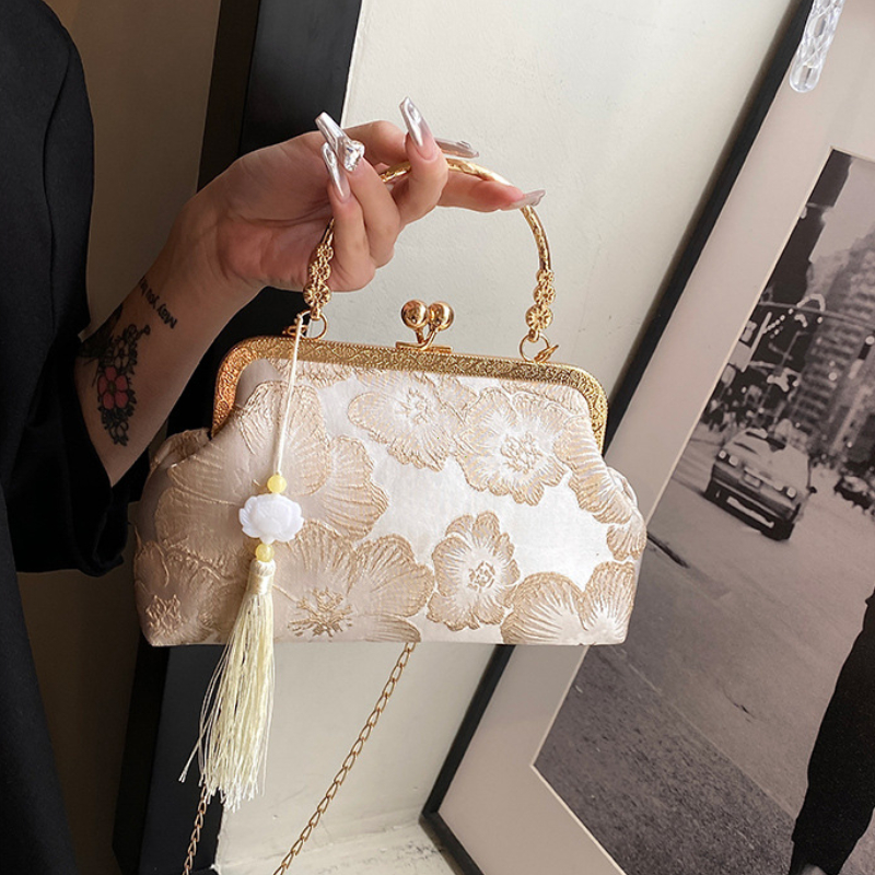 Chinese Style Embroidered Shou - Luxury Bags From China ulasan dan harga