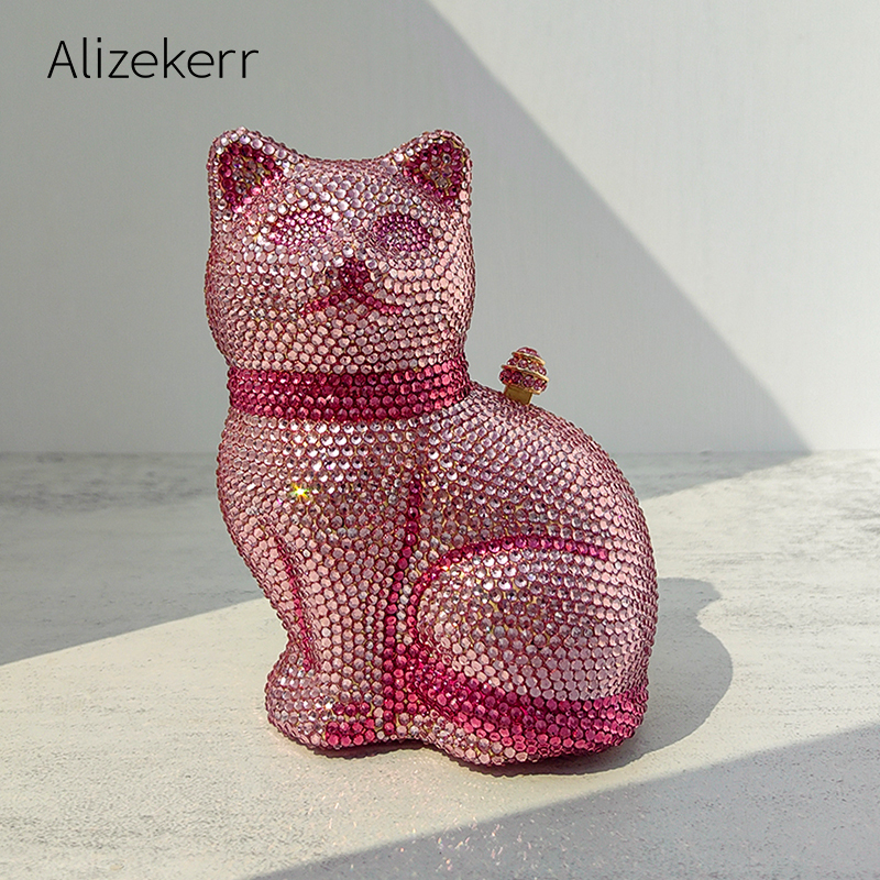 Alizekerr Cat Shaped Diamond E - Luxury Bags Classy ulasan dan harga