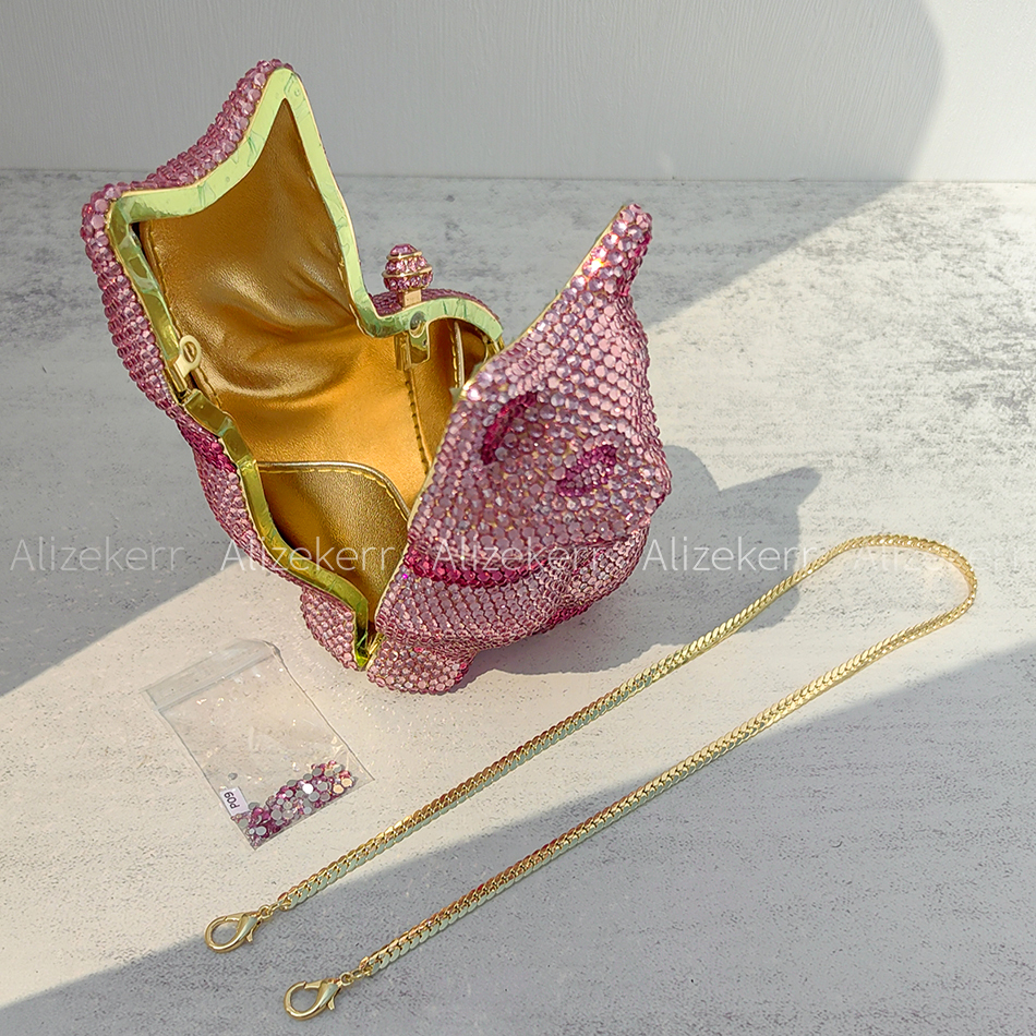 Alizekerr Cat Shaped Diamond E - Luxury Bags Classy ulasan dan harga