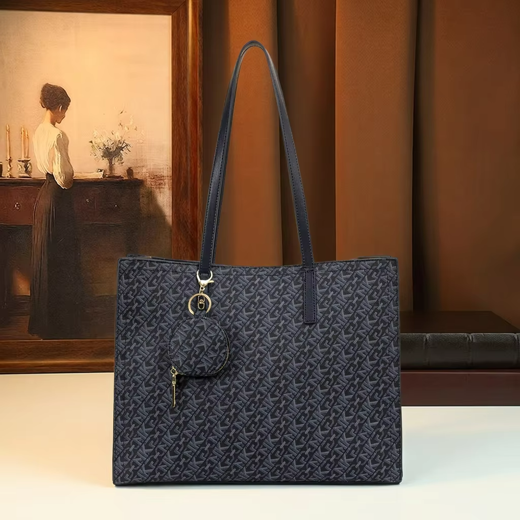 Vintage Monogram Tote Bag with - Tote Bag Leather Monogram ulasan dan harga